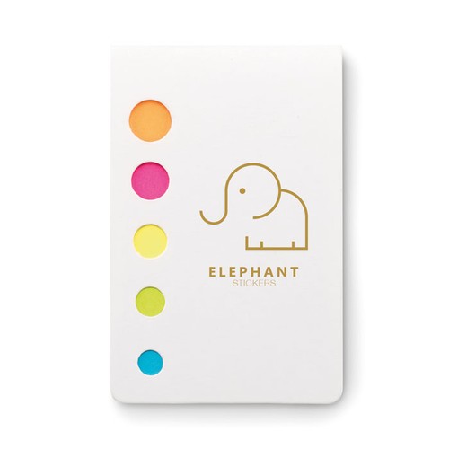MEMOSTICKY Marqueurs adhésifs 5 couleurs - 3