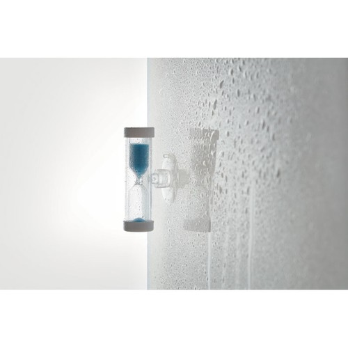 blue QUICKSHOWER Reloj de arena con ventosa