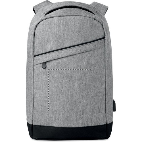 Emplacement de marquage : poche avant