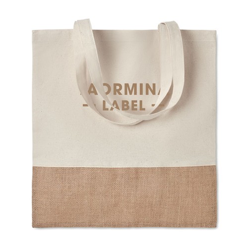 INDIA TOTE Bolsa cuerdas con yute