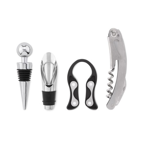 BOTA Set de vino y soporte madera