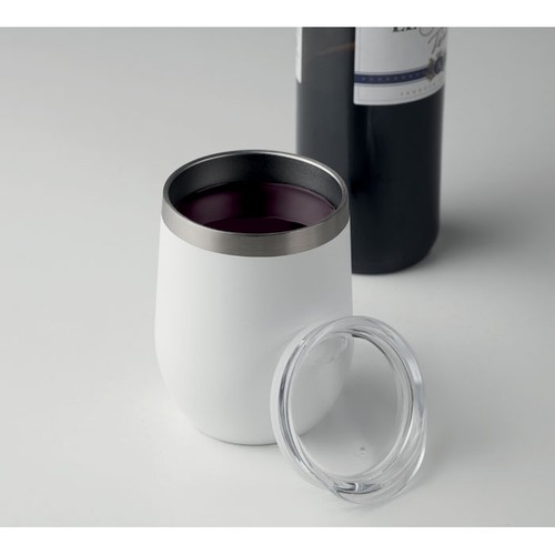 white CHIN Vaso para vino de 300 ml