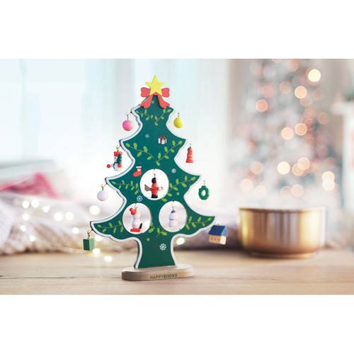 WOODTREE Sapin de Noël de décoration - 4