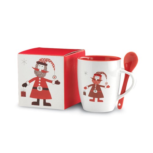 CLAUS Mug avec petite cuillère 250ml - 2