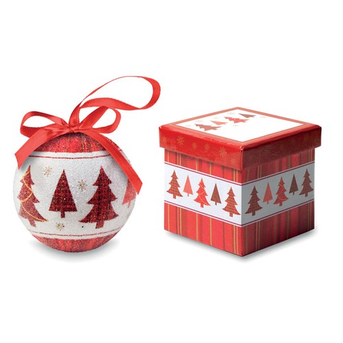 SNOWY Boule de Noël et boîte. - 1