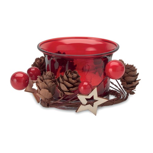 BOUGIE Bougeoir de Noël - 2