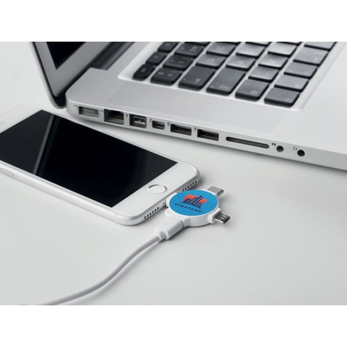 LIGO CABLE Câble avec adaptateur 3 en 1 - 4
