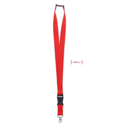 WIDE LANY Lanyard 25mm con mosquetón