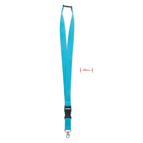 WIDE LANY LANYARD 25MM CON MOSQUETÓN