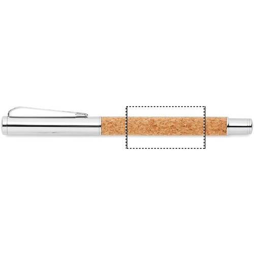 Emplacement de marquage : corps du stylo roller