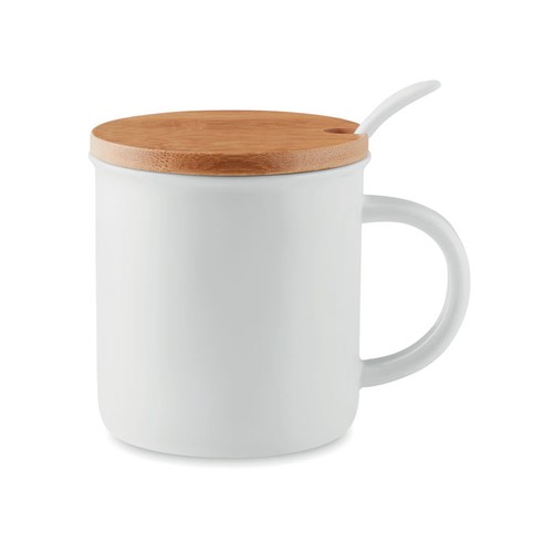 KENYA Mug porcelaine avec cuillère - 2