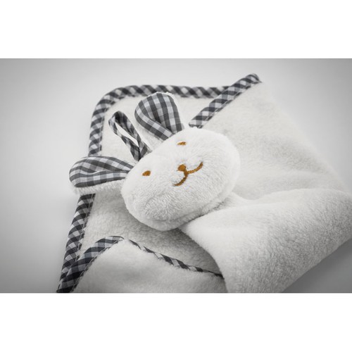 HUG ME Serviette lapin en peluche - 2