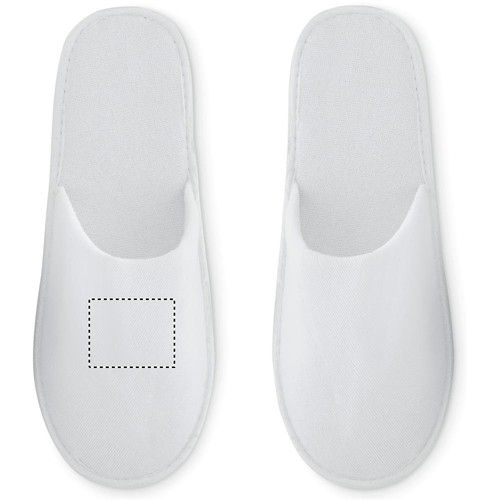 Emplacement de marquage : chausson gauche