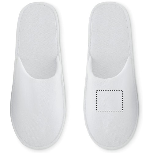Emplacement de marquage : chausson droit
