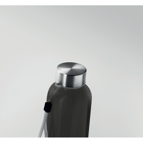 black UTAH RPET Botella de RPET 500ml