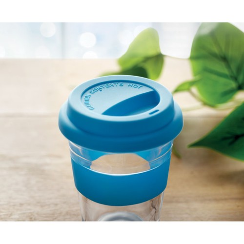 blue ASTOGLASS Vaso de cristal de 350 ml