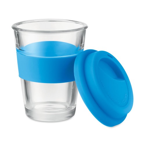 blue ASTOGLASS Vaso de cristal de 350 ml