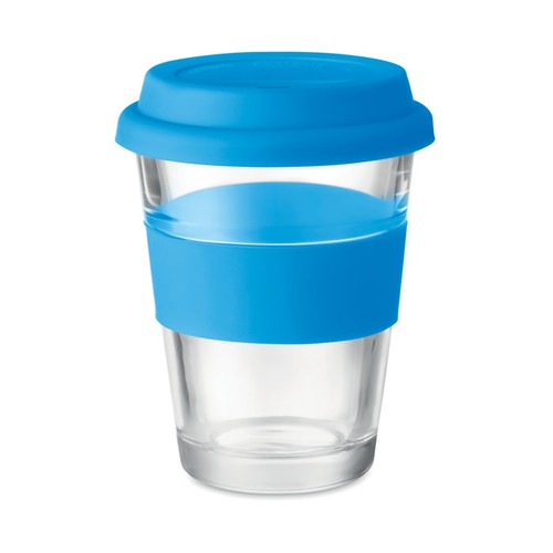 blue ASTOGLASS Vaso de cristal de 350 ml