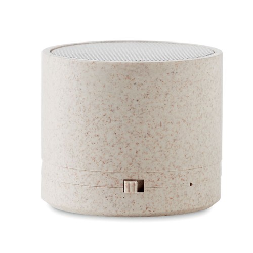 ROUND BASS+ Haut-parleur s/ fil paille blé - 3