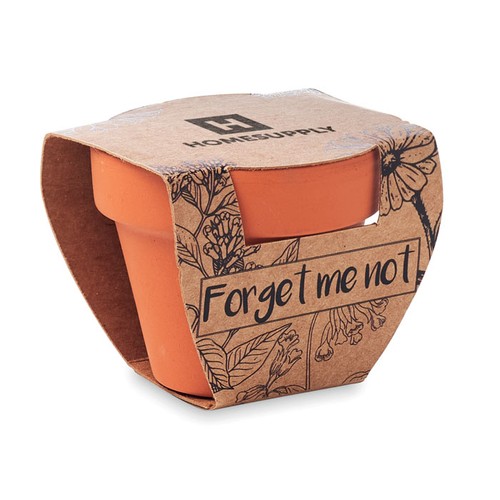 FORGET ME NOT Juego de macetas de terracota