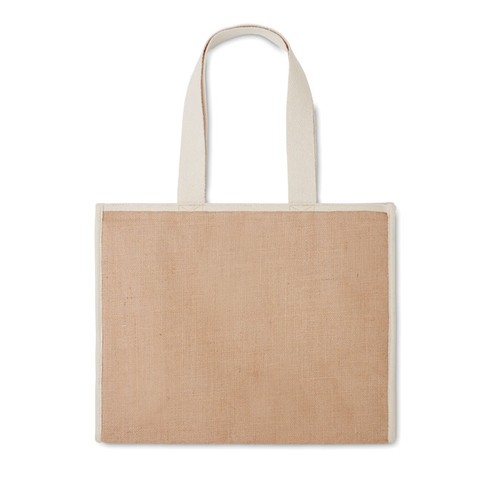 CAMPO DE GELI Sac shopping en toile et jute - 2
