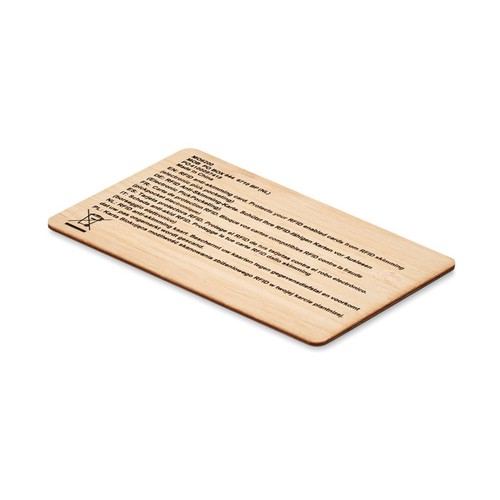 CUSTOS + Carte RFID bambou - 3
