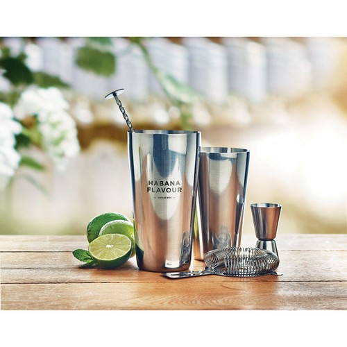 BOSTON Set pour cocktail en inox - 7