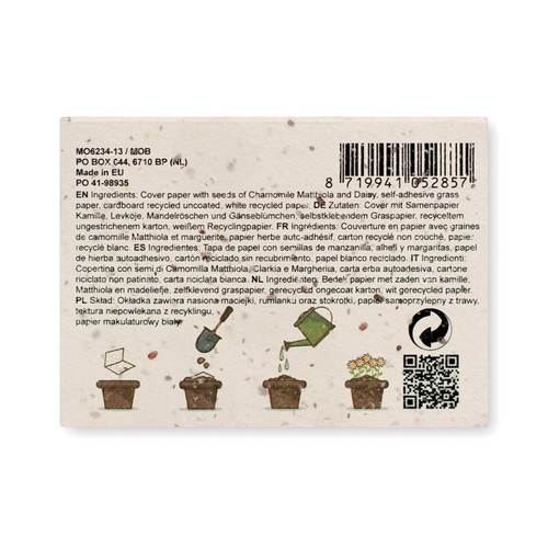GROW ME Bloc notes couverture à planter - 2