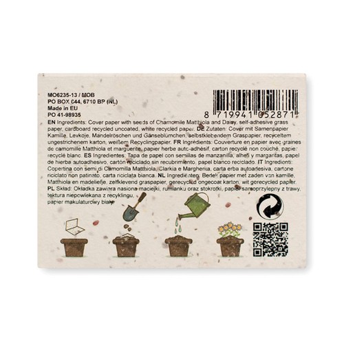 GROW ME Bloc notes couverture à planter - 2