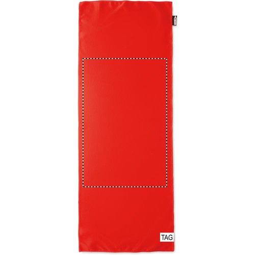 Emplacement de marquage : serviette, arrière