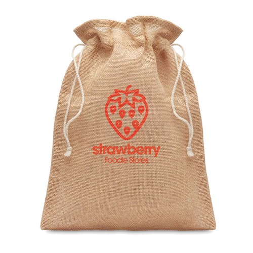 JUTE SMALL Petit sac cadeau en jute - 3