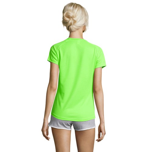 verde fluo SPORTY WOMEN CAMISETA MUJER 140g