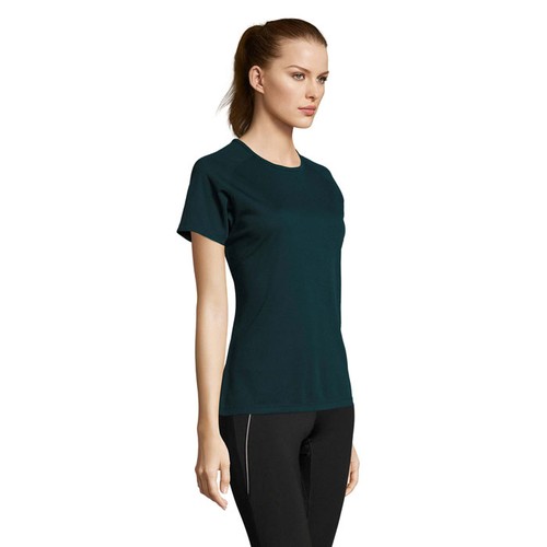 azul petróleo SPORTY WOMEN CAMISETA MUJER 140g