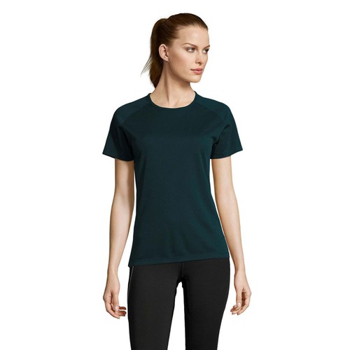 azul petróleo SPORTY WOMEN CAMISETA MUJER 140g