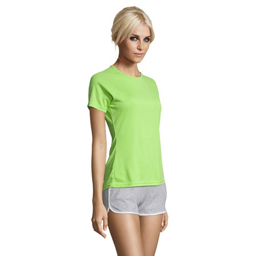 verde manzana SPORTY WOMEN CAMISETA MUJER 140g