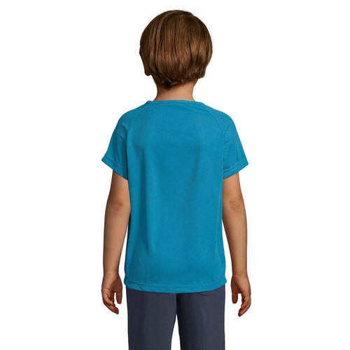 azul aqua SPORTY KIDS CAMISETA NIÑO 140g