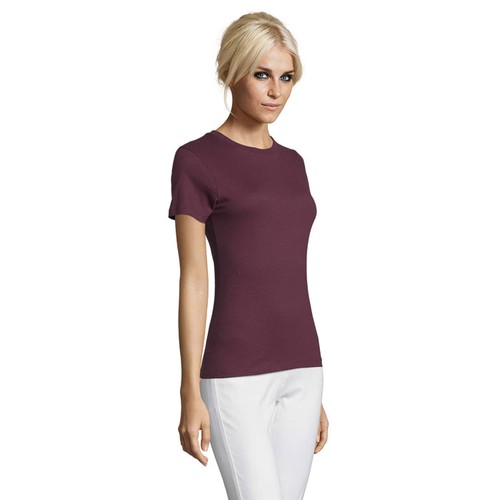 burdeos REGENT WOMEN REGENT CAMISETA MUJER 150g