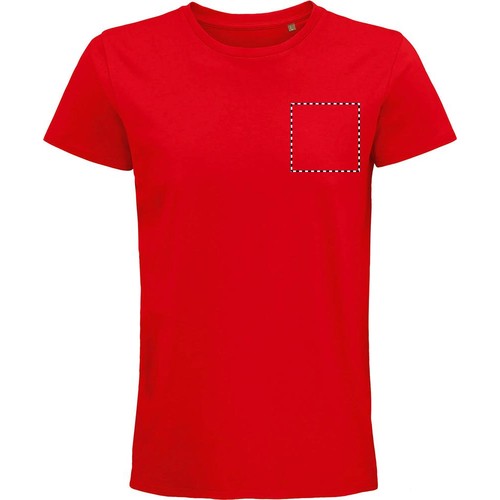 Emplacement de marquage : poitrine