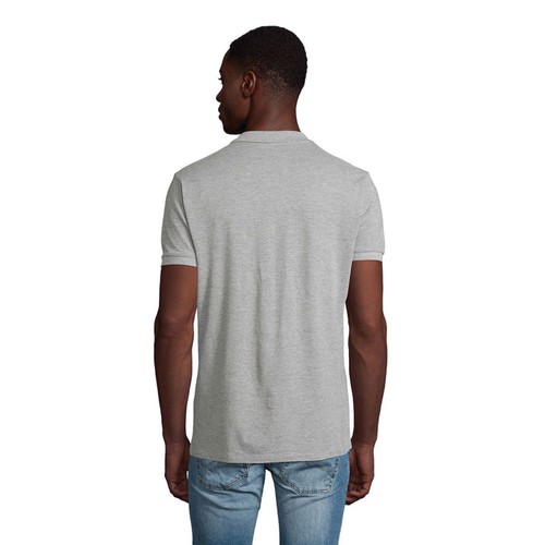 gris chiné PLANET MEN PLANET HOMBRE Polo 170g