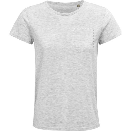 Emplacement de marquage : poitrine