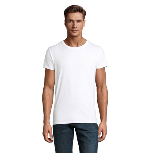 white CRUSADER MEN Camiseta 150g