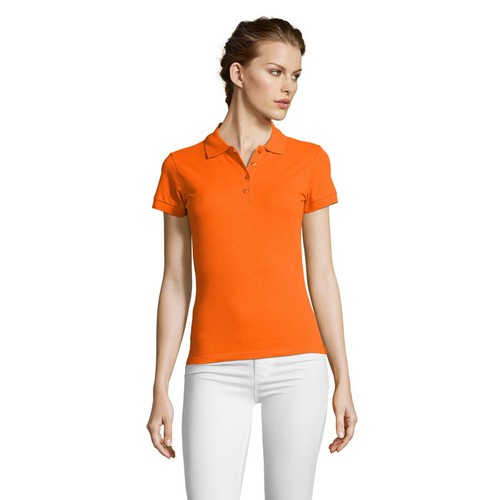 orange PEOPLE POLO MUJER 210g