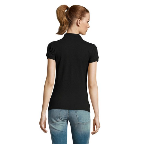 black PASSION POLO MUJER 170g
