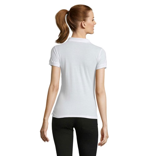 white PASSION POLO MUJER 170g