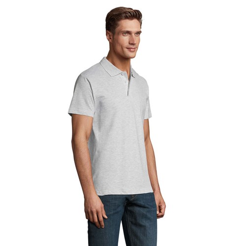 blanco chiné SPRING II SPRING II MEN Polo 210g