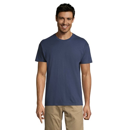 azul denim REGENT Uni Camiseta 150g