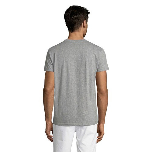 gris chiné REGENT REGENT Uni Camiseta 150g