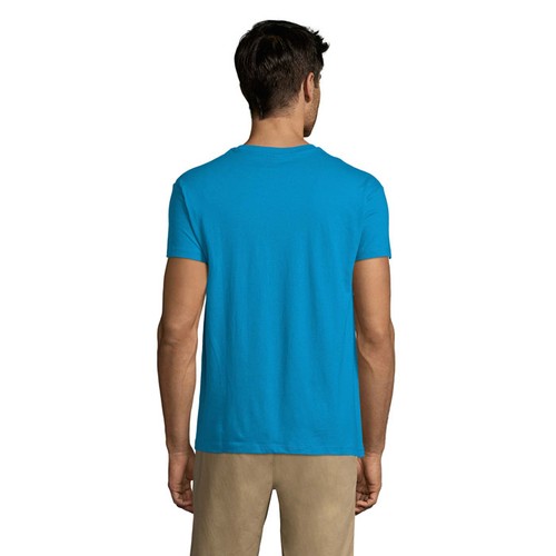 azul aqua REGENT Uni Camiseta 150g