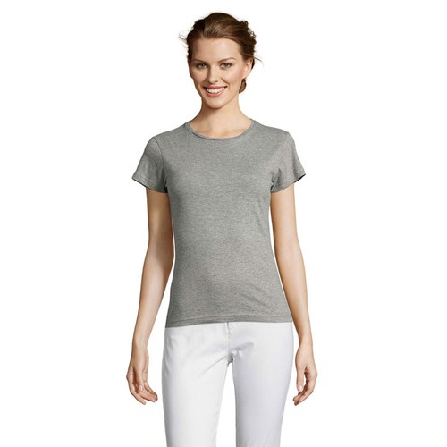 gris chiné MISS CAMISETA MUJER 150g