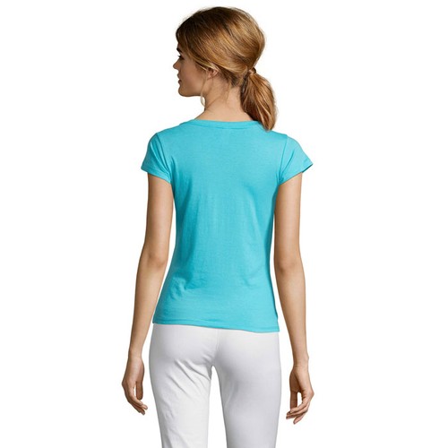 azul atolón MOON MOON CAMISETA MUJER 150g